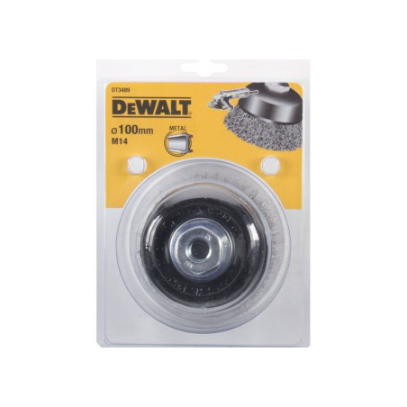 Cepillo De Copa De Alambre Ondulado Para Amoladora 100mm DeWalt