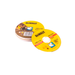 10 Discos De Corte De Alto Rendimiento Para Acero Inoxidable - No Osa DeWalt 125mmx1mm