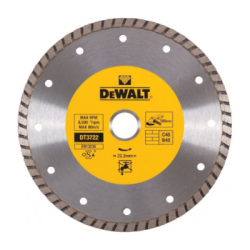 Discos de diamante para corte en seco Turbo DeWalt (180 x 22.2 x 7mm)