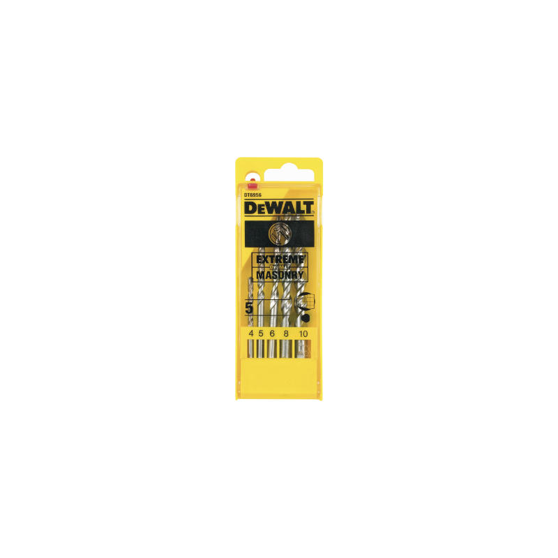 Juegos de 5 brocas para piedra extreme DeWalt 4,5,6,8,10mm