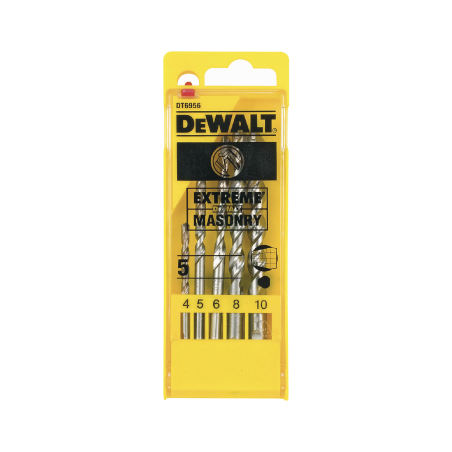 Juegos de 5 brocas para piedra extreme DeWalt 4,5,6,8,10mm