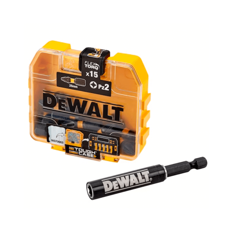 Conjunto de 15 para Aparafusar Impact Torsion Dewalt 25mm Dewalt POWER-TOOLS