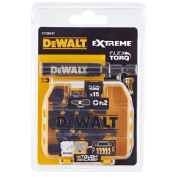 Conjunto de 15 para Aparafusar Impact Torsion Dewalt 25mm Dewalt POWER-TOOLS