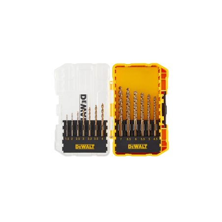Tough Case Pequena Em Blister Com 13 Brocas para Metal Extreme2 DeWalt 1 - 7 mm