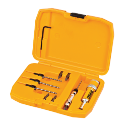 Conjunto de Ensamblaje nº6 (PZ2 incluida), Adaptador, nº8, 10, 12 Broca Piloto com Avellanador, 2 x PZ2 y 2 x PH2 DeWalt
