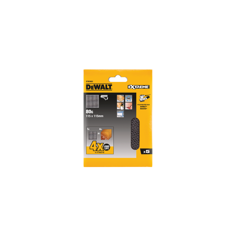 DeWalt 1/4 Mesh Sanding Sheet G80