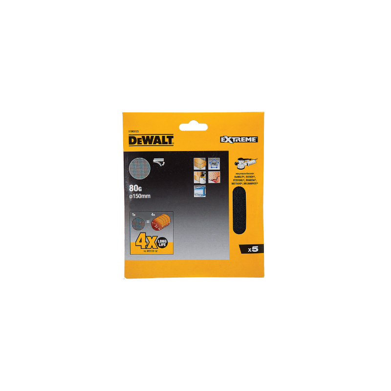 Disco De Lija De Malla 150mm DeWalt G80 Disco De Lija De Malla 150mm DeWalt G80