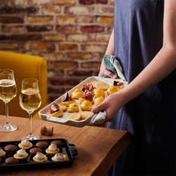 Appetizer Platter 40cm Ecru - Appolia
