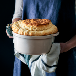 Travessa de Soufflé Ecru 25cm - Appolia