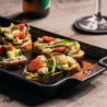 Appetizer Platter 40cm Slate - Appolia