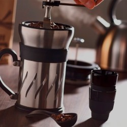 Molinillo de Café y Cafetera de Pistón 15 cm - Paris Press
