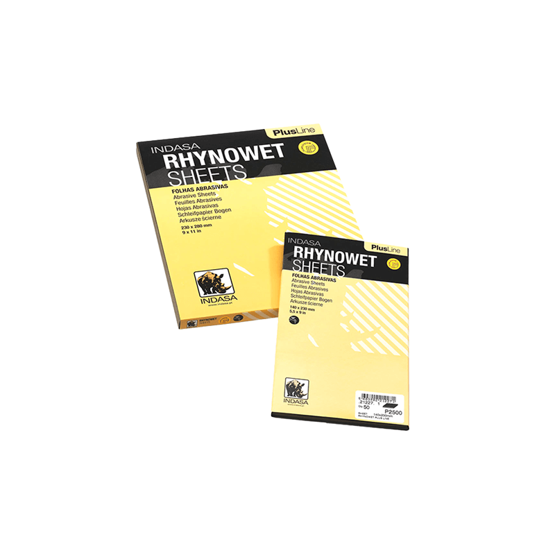Folhas Rhynowet Plus Line 230X280mm P60 50 Unidades INDASA Folhas Rhynowet Plus Line 230X280mm P60 50 Unidades INDASA