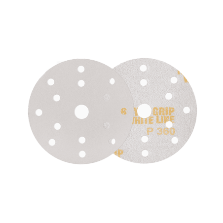 Disco Rhynogrip White Line D150 6F P400 INDASA