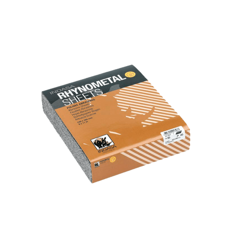 Folhas Rhynometal 230X280mm P240 50 Unidades INDASA Folhas Rhynometal 230X280mm P240 50 Unidades INDASA