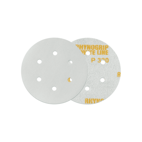 Disco Rhynogrip White Line 225mm 6F 10 P80 INDASA