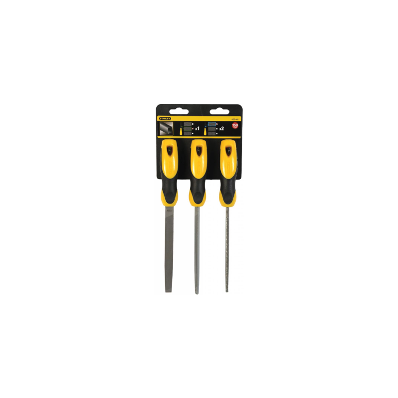 STANLEY® 3 Pieces File Set 6'/150mm STANLEY® 3 Pieces File Set 6'/150mm