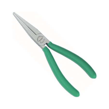 STAHLWILLE VDE Flat Nose Plier, Long, with Dip-Coated Insulation Handle 160 mm
