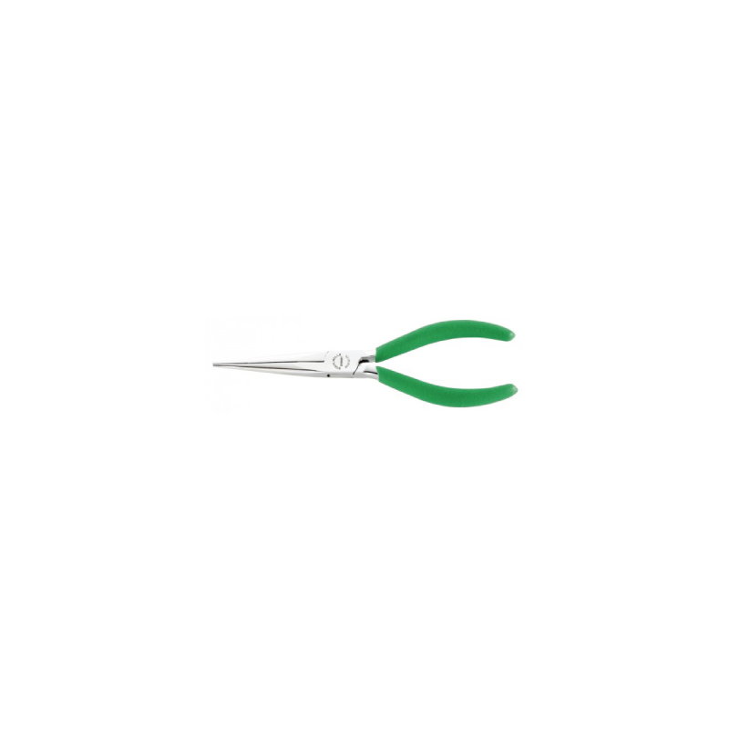 STAHLWILLE VDE Mechanics Snipe Nose Plier, Dip-Coated Insulation Handle 160 mm