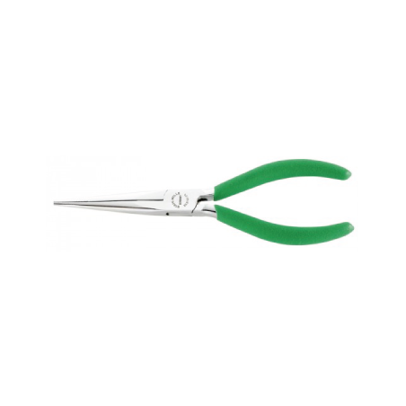 STAHLWILLE VDE Mechanics Snipe Nose Plier, Dip-Coated Insulation Handle 160 mm