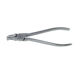 STAHLWILLE Circlip Plier for Inside Circlips, Mattchrome Plated Head and Chrome Plated, Chequered Handle J21