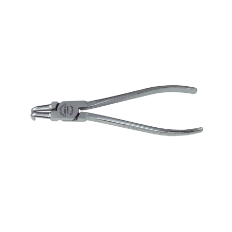 STAHLWILLE Circlip Plier for Inside Circlips, Mattchrome Plated Head and Chrome Plated, Chequered Handle J21