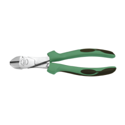 STAHLWILLE Heavy Duty Side Cutter, Chrome Plated Head and Multi-Component Handles 140 mm