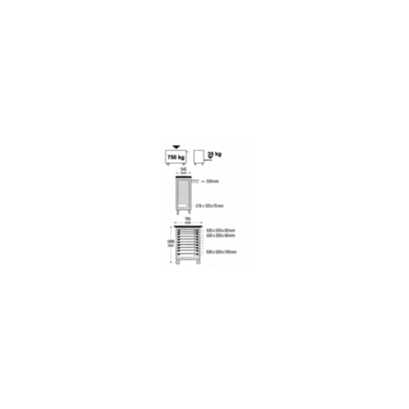 STAHLWILLE Mechanics Tool Trolley nº 93R