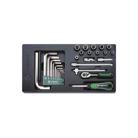 STAHLWILLE Tool 1/3 Empty Tray for Sockets 103 g