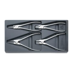 STAHLWILLE Tool 1/3 Empty Tray for 4 Circlip Pliers 109 g