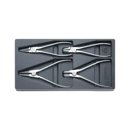 STAHLWILLE Tool 1/3 Empty Tray for 4 Circlip Pliers 109 g