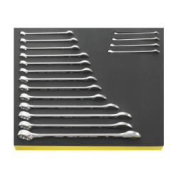 STAHLWILLE TCS 2/3 Tray System with Combination Spanners nº 13 1615 g (17 un.)