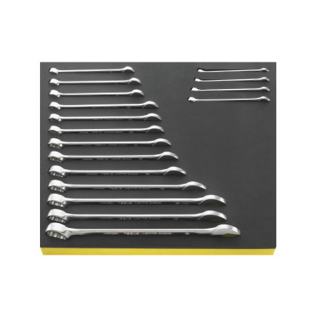 STAHLWILLE TCS 2/3 Tray System with Combination Spanners nº 13 1615 g (17 un.)