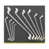 STAHLWILLE TCS 2/3 Tray System with Double Ended Ring Spanners nº 20 (10 un.)