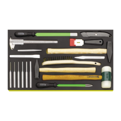 STAHLWILLE TCS 3/3 Tray System with Tool Mix (18 un.)