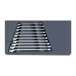 STAHLWILLE Tool 1/3 Tray System with Double Open Ended Spanners nº 14 (10 un.)