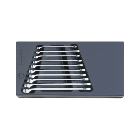 STAHLWILLE Tool 1/3 Tray System with Double Open Ended Spanners nº 14 (10 un.)