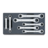 STAHLWILLE Tool 1/3 Tray System with Ratchet Ring Spanners nº 25 (7 un.)