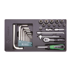 STAHLWILLE Tool 1/3 Tray System with Combination Spanners nº 8 (8 un.)