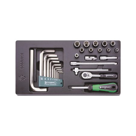 STAHLWILLE Tool 1/3 Tray System with Combination Spanners nº 8 (8 un.)