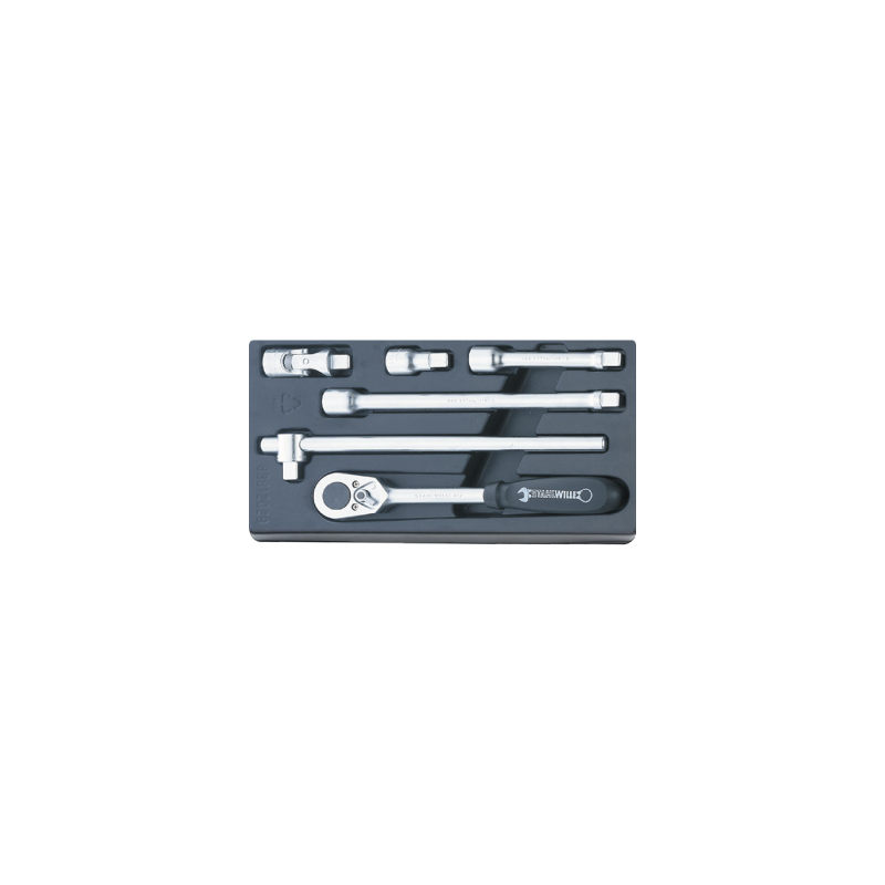 STAHLWILLE Tool 1/3 Tray System with Sockets (6 un.)