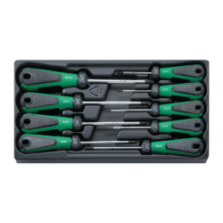 Bandejas 1/3 con Juego de Destornilladores TORX 3K DRALL+ STAHLWILLE (9 un.)