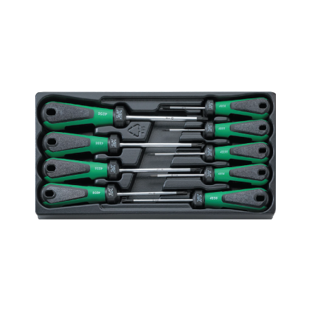 Bandejas 1/3 con Juego de Destornilladores TORX 3K DRALL+ STAHLWILLE (9 un.)