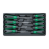 Bandejas 1/3 con Juego de Destornilladores TORX 3K DRALL+ STAHLWILLE (9 un.)