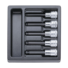 STAHLWILLE 1/2' INHEX Socket with Head Screw Set, Hexagon, with Ball Point nº 54KK 10 mm (5 un.)