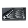 STAHLWILLE Tool 1/3 Tray System with Double Ended Ring Spanners nº 20 (8 un.)