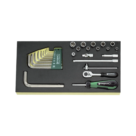 STAHLWILLE Tool 1/3 Tray System for Sockets and Hexagon Key Wrenches 987 g