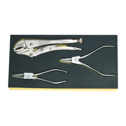 Bandejas TCS 1/3 de Herramientas com Juego de Pinzas Mordaza STAHLWILLE (3 un.)