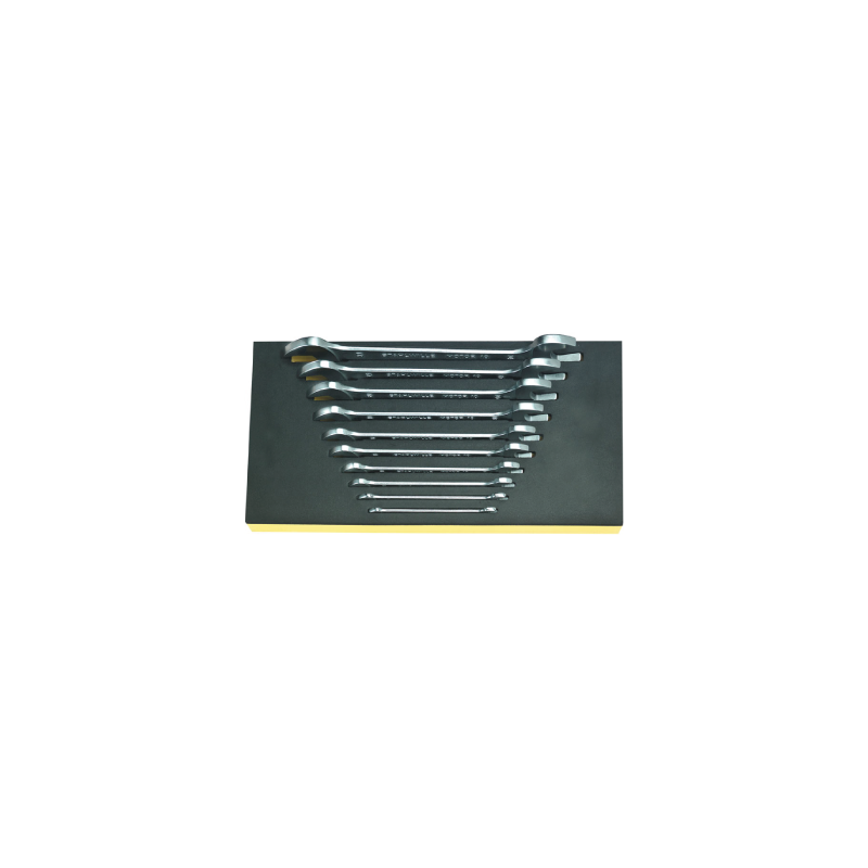 Bandeja TCS 1/3 de Ferramentas com Chaves de Duas Bocas nº 10 175x350x66 mm STAHLWILLE (10 un.) Bandeja TCS 1/3 de Ferramentas com Chaves de Duas Bocas nº 10 175x350x66 mm STAHLWILLE (10 un.)