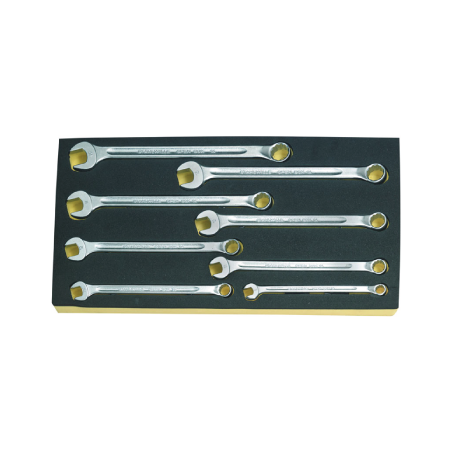 STAHLWILLE TCS 1/3 Tray System with Combination Spanners, Long nº 14 (8 un.)
