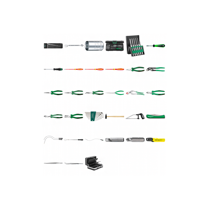 STAHLWILLE Electrician Set in Tool Case 13209